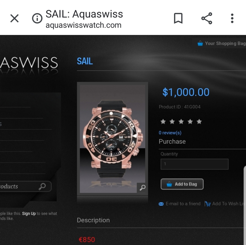 Aquaswiss sail